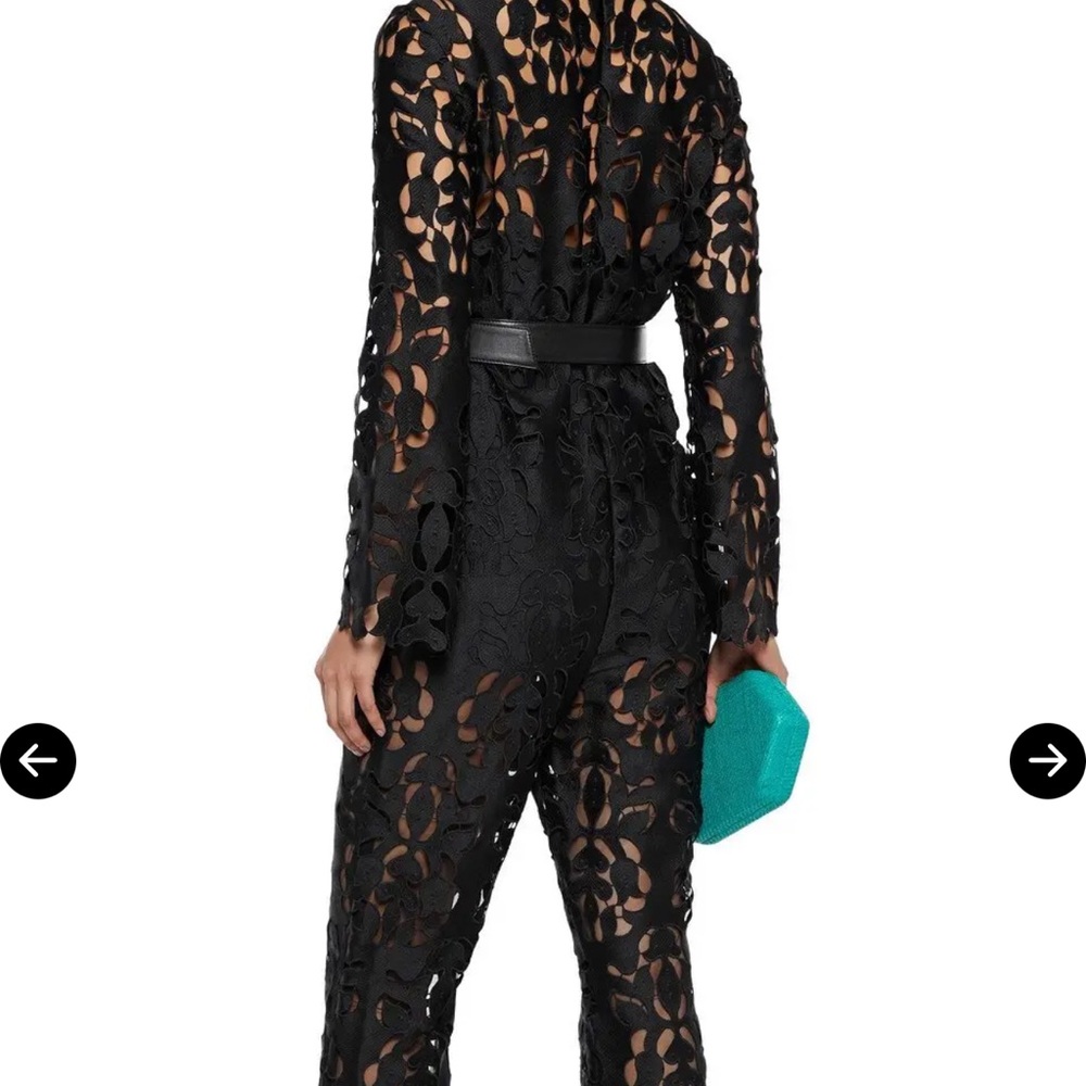Gorgeous Self Portrait Guipere Lace Jumpsuit, size 6, EUC - Picture 2 of 9